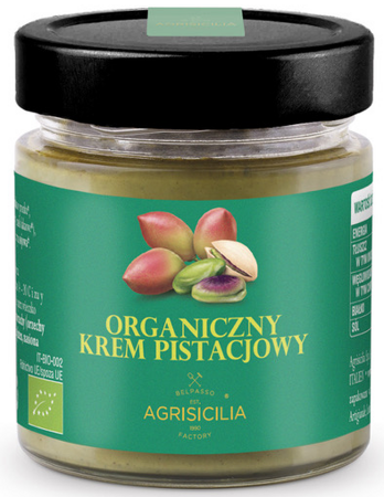 Agrisicilia Krem pistacjowy organiczny bio 200g