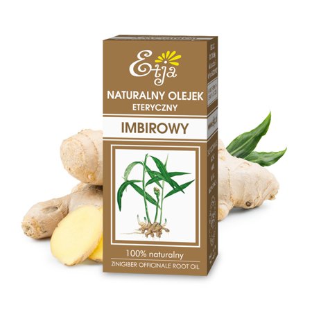 ETJA Naturalny Olejek Eteryczny IMBIROWY 10ml