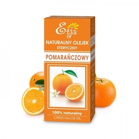 ETJA Naturalny Olejek Eteryczny POMARAŃCZOWY 10ml