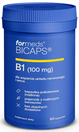 ForMeds BICAPS Witamina B1 100mg 60 kapsułek