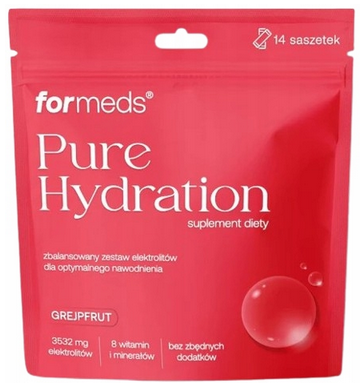 ForMeds Pure Hydration Grejpfrut elektrolity 14 saszetek