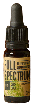 Full Spectrum Olejek konopny 6% CBD+CBDA 10ml