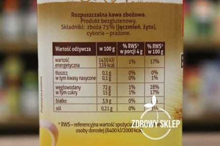 Grana kawa INKA zbożowa rozpuszczalna bezglutenowa 100g