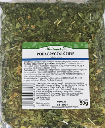 HERBAPOL KRAKÓW Podagrycznik ziele 50g