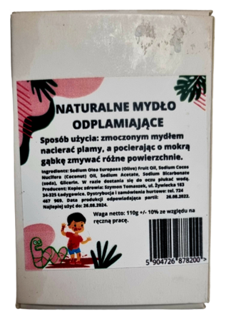 Kopiec Zdrowia Mydło do odplamiania i czyszczenia naturalne 110g