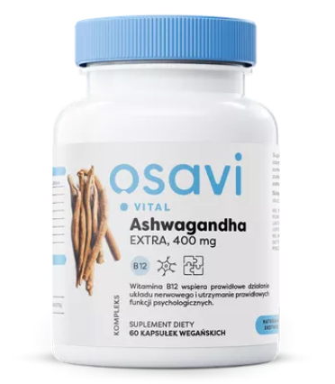 Osavi Ashwagandha Ekstra 400mg 60 vege kapsułek