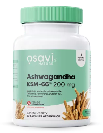 Osavi Ashwagandha KSM-66 200mg 60 vege kapsułek