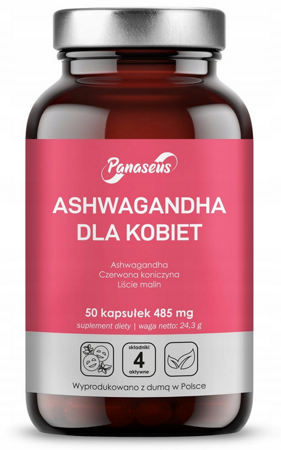 Panaseus Ashwagandha dla kobiet 50 kapsułek