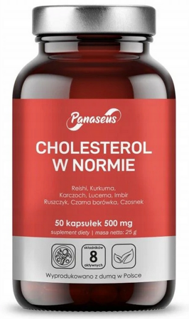 Panaseus Cholesterol w normie 50 kapsułek