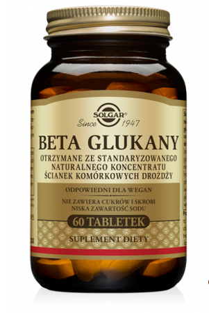 Solgar BETA Glukany 60 tabletek