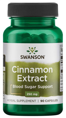 Swanson Cinnamon Extract 250mg 90 kapsułek