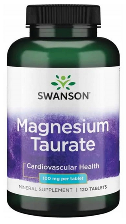 Swanson Taurynian magnezu 100mg 120 tabletek